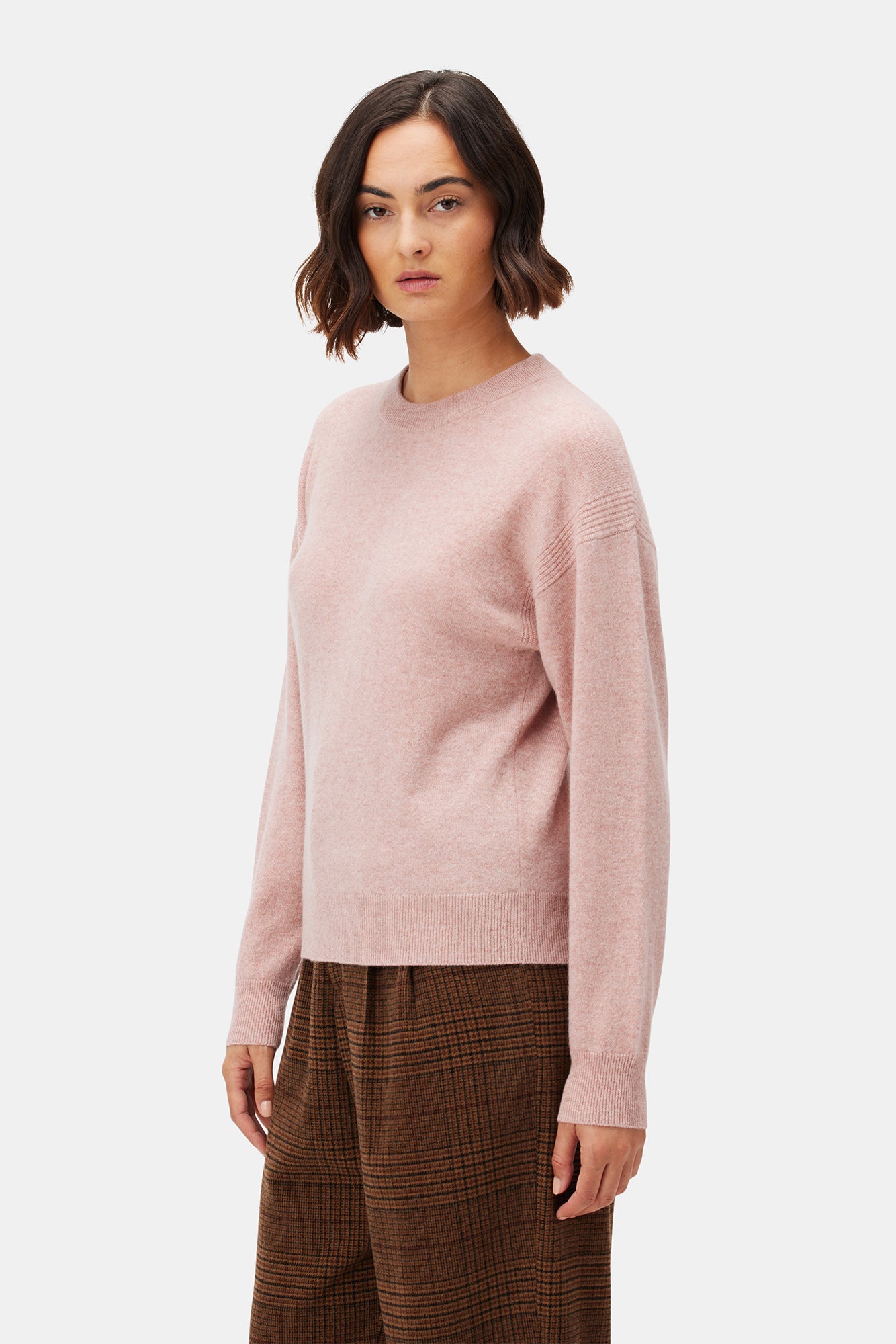 Pearl Cashmere Sweater - Peony– Amour Vert