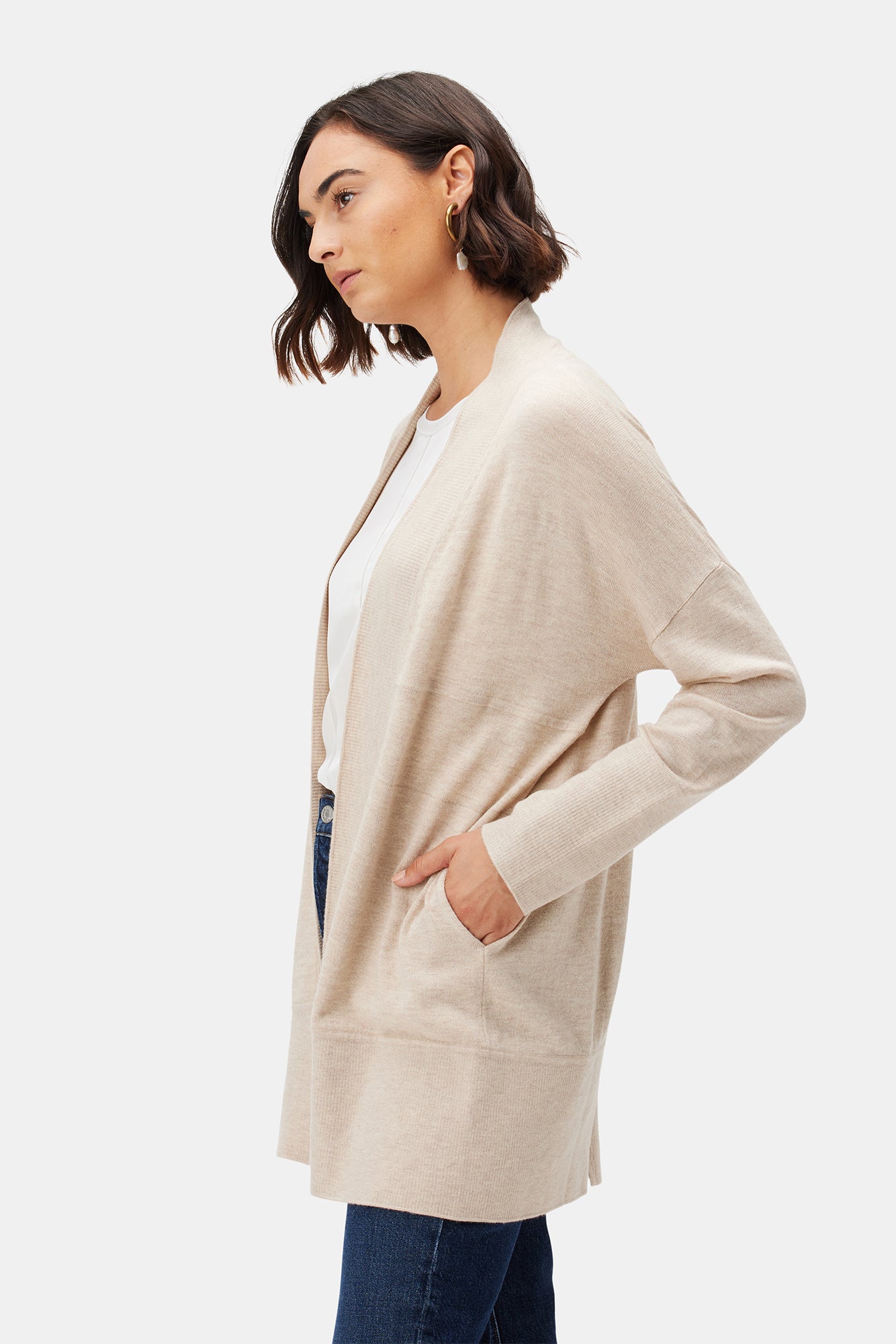 Bailey Delight Eco Cardigan - Oat– Amour Vert