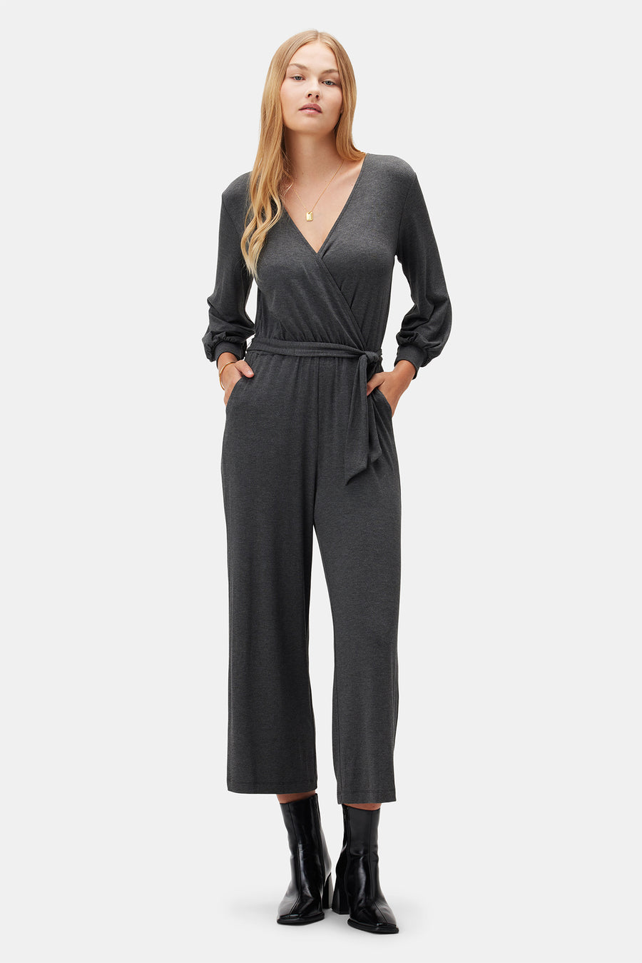 Everley Modal Jumpsuit - Anthracite