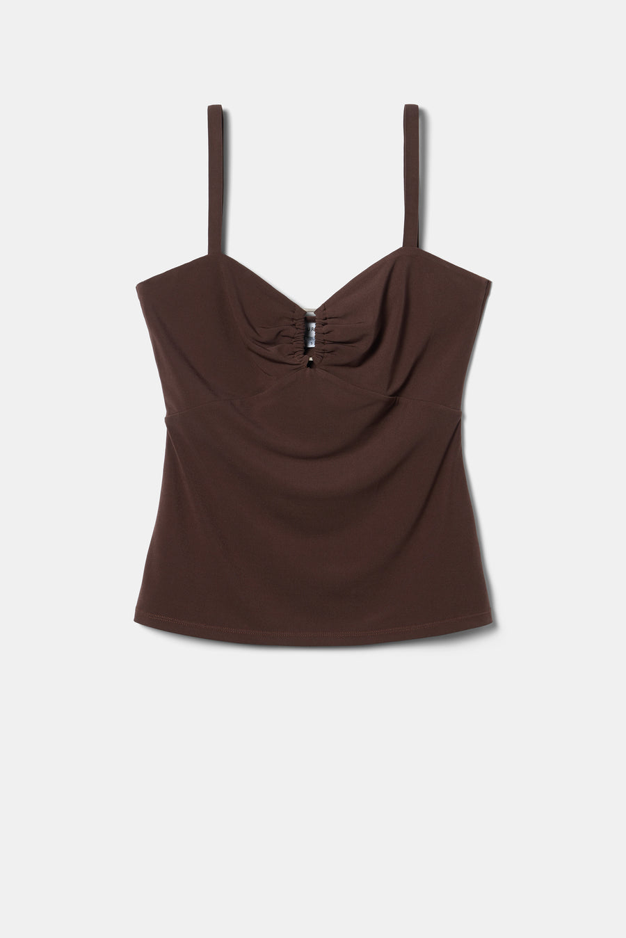 Josie Stretch Knit Tank - Espresso