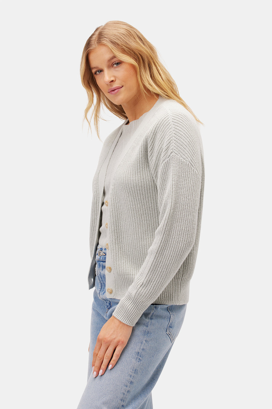 Palmer Cardigan Sweater - Mint Green