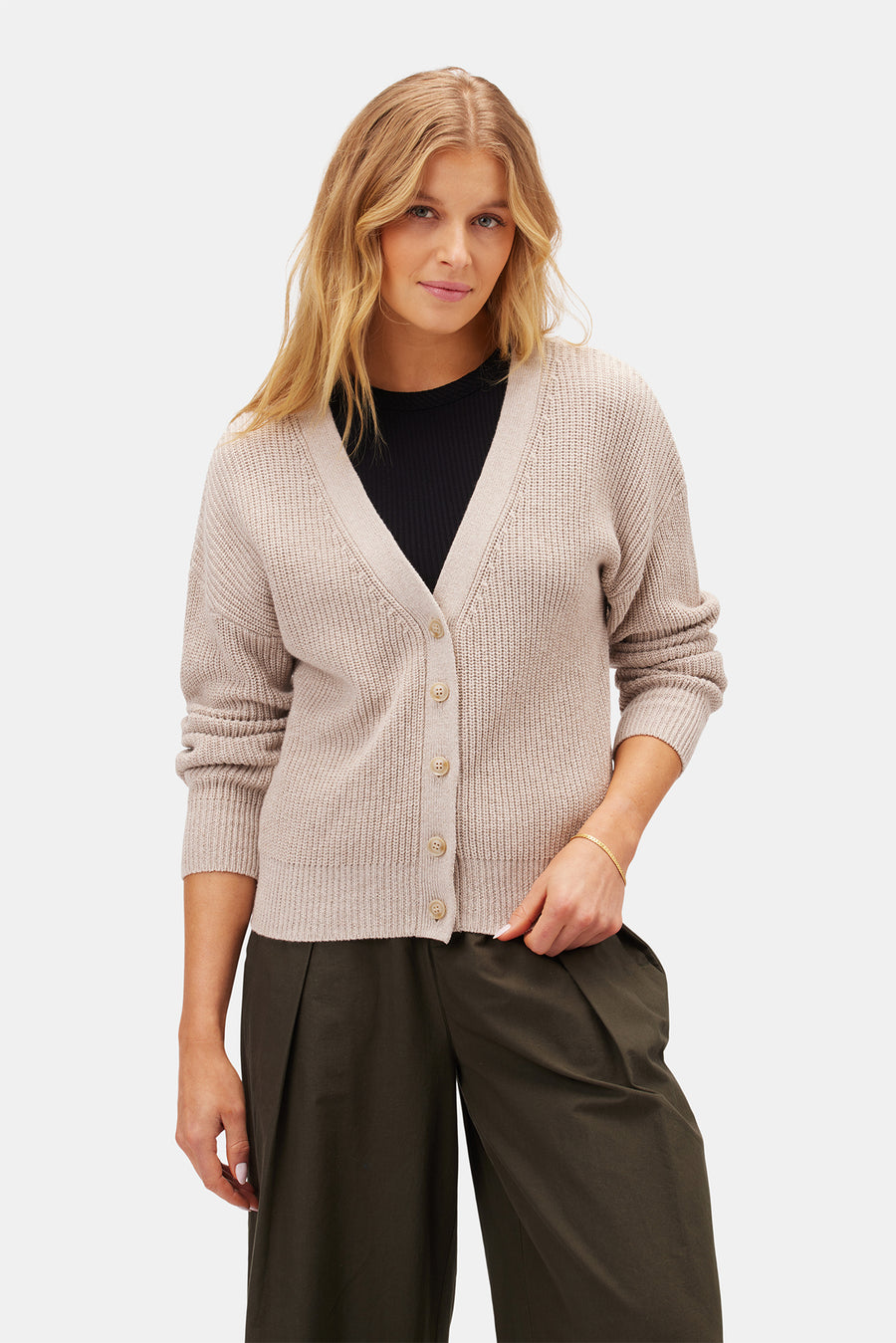 Palmer Cardigan Sweater - Oatmeal