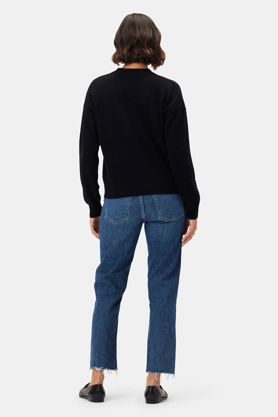Pearl Cashmere Sweater - Licorice