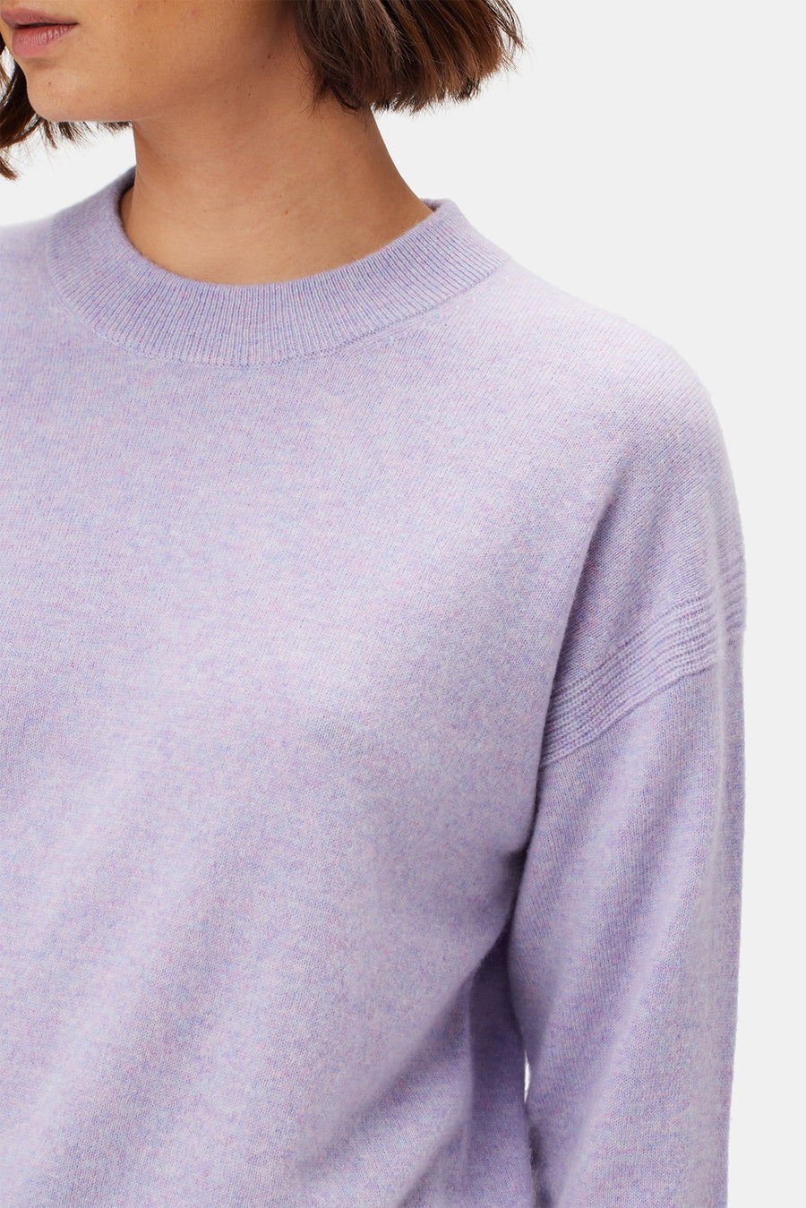 Pearl Cashmere Sweater - Wisteria– Amour Vert