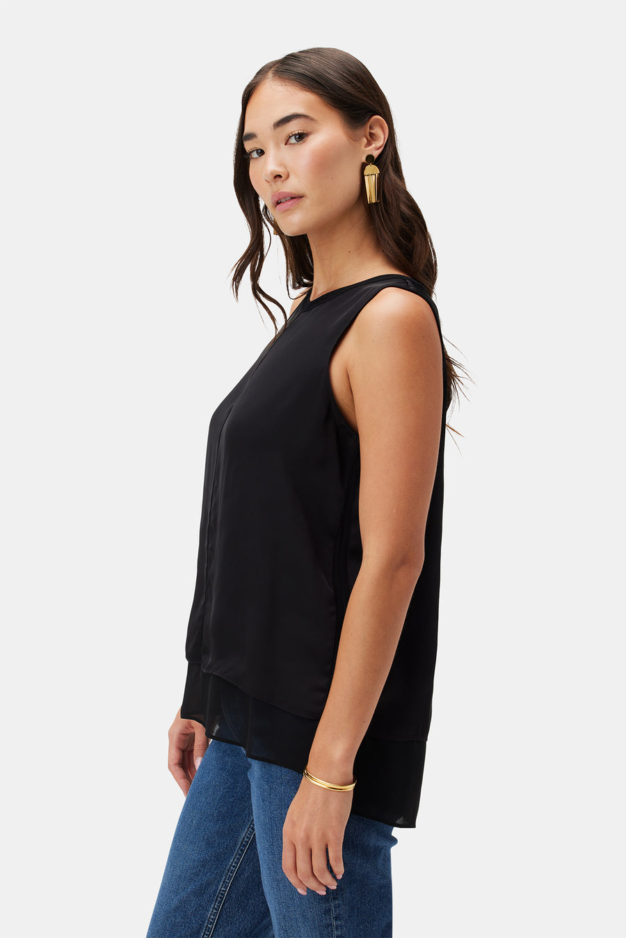 Zola Recycled Polyester Blouse - Black