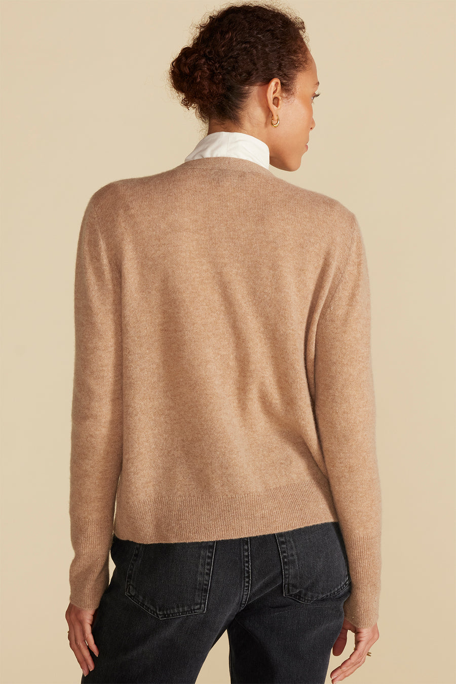 Mason Cashmere Cardigan - Camel