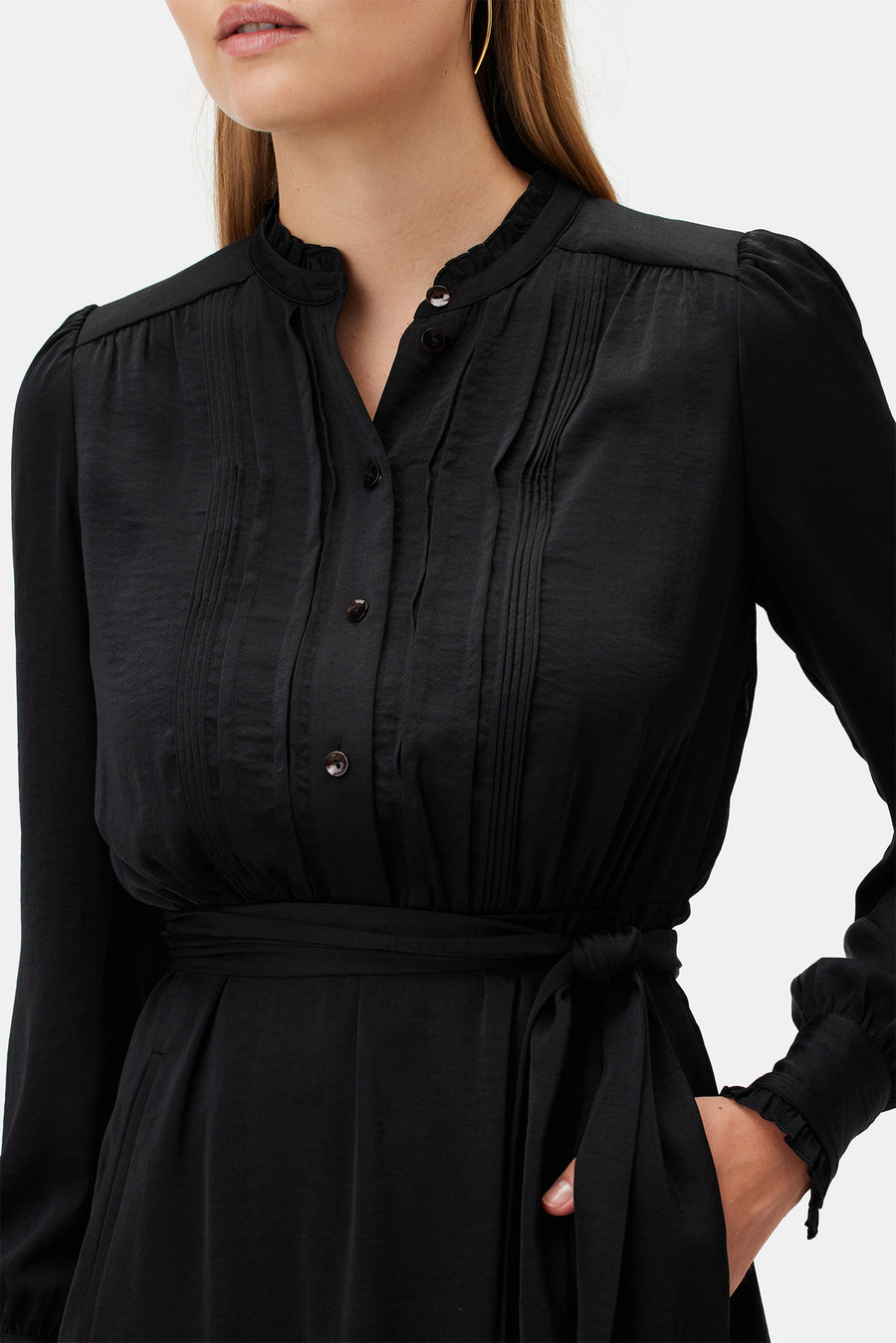 Malta Recycled Polyester Dress - Black