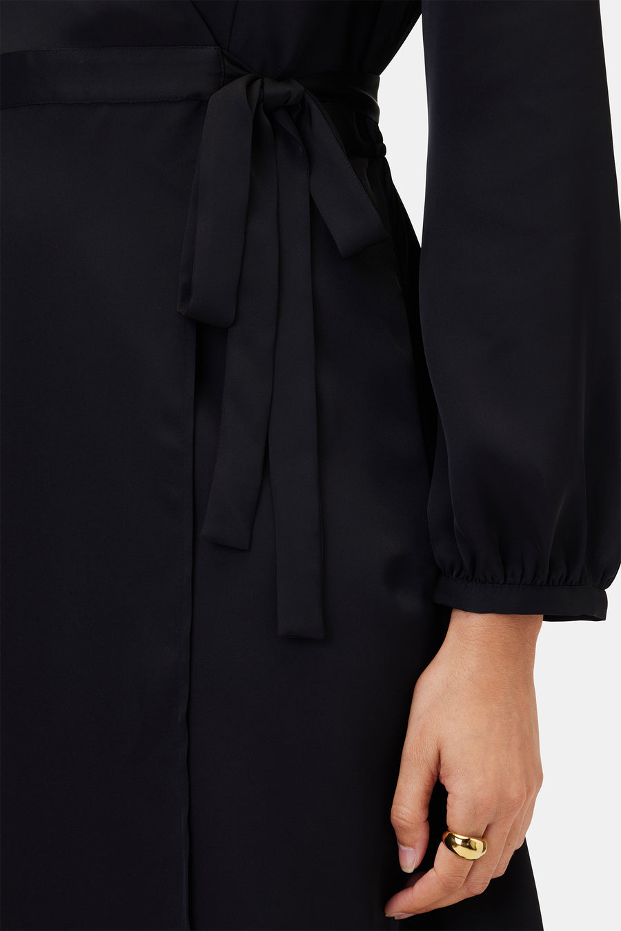Ivy Long Sleeve Dress - Black