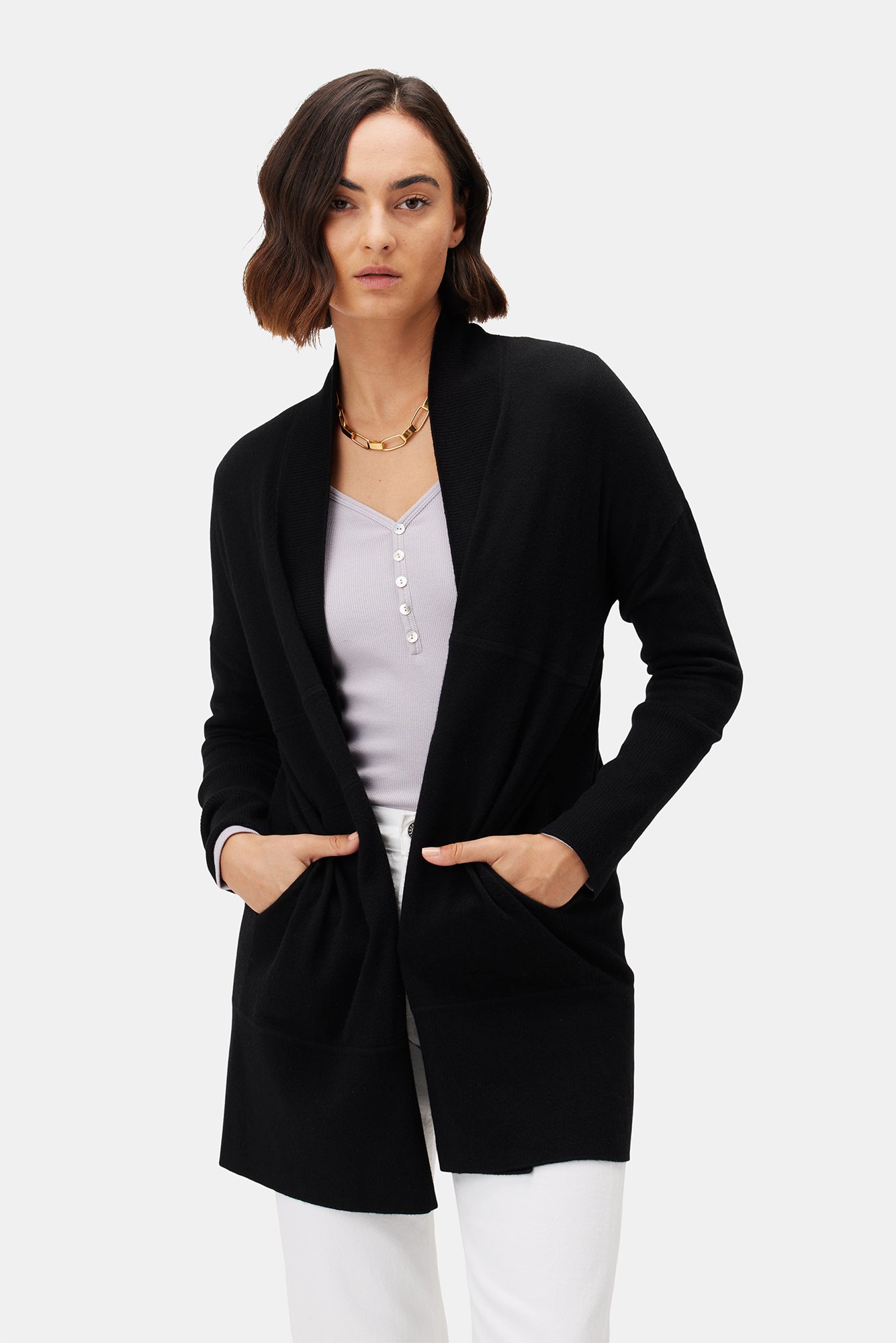 Bailey Delight Eco Cardigan - Black– Amour Vert