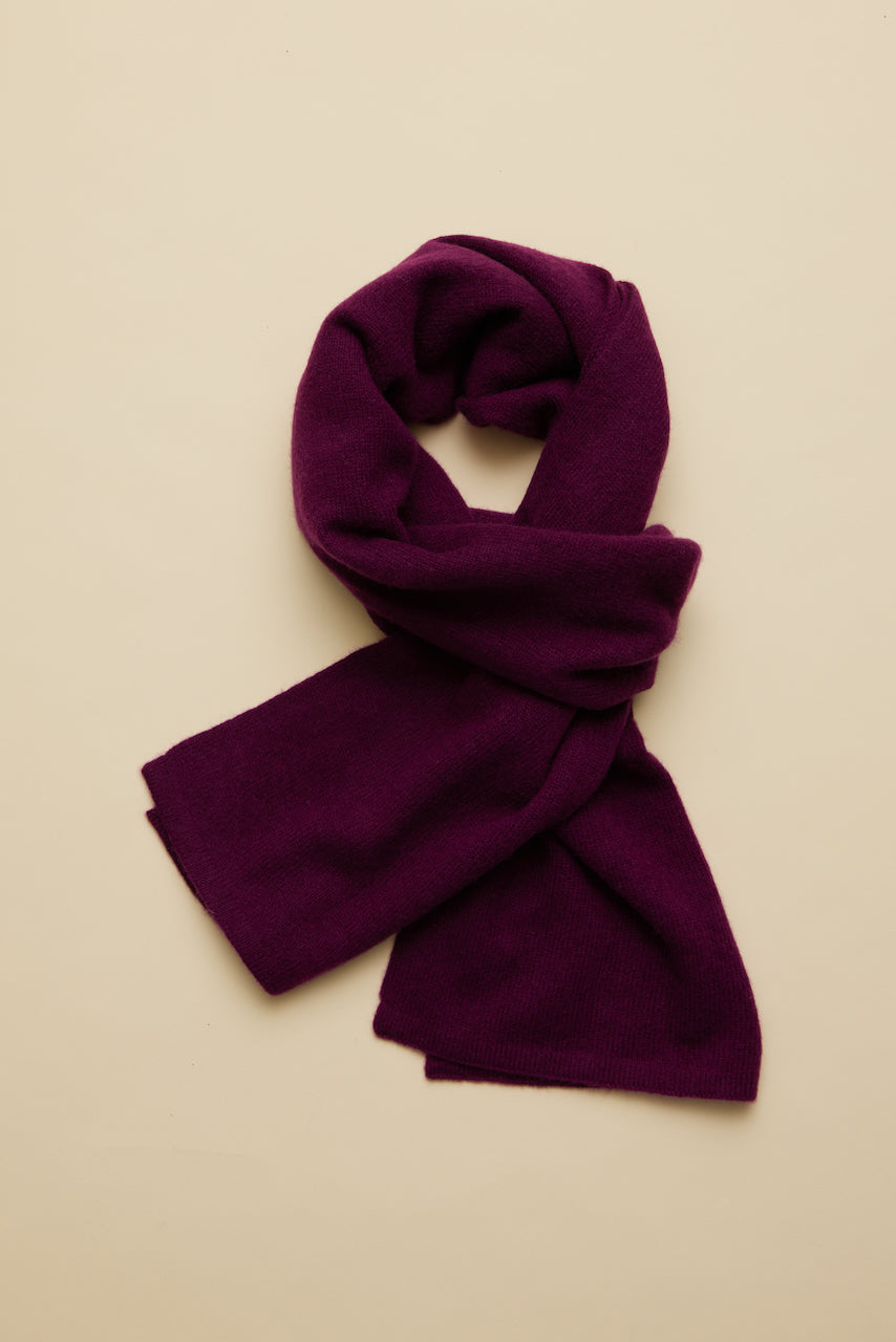 Jolie Cashmere Scarf - Syrah