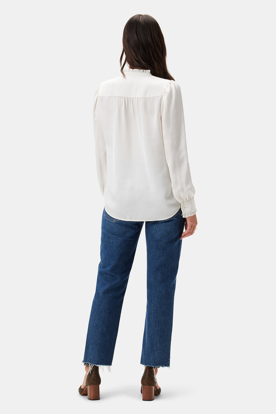 Charlotte Recycled Polyester Blouse - Ivory