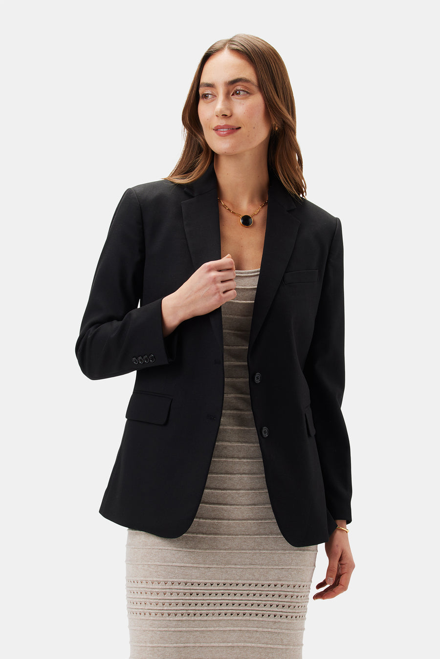 Slim Tobie Blazer - Black