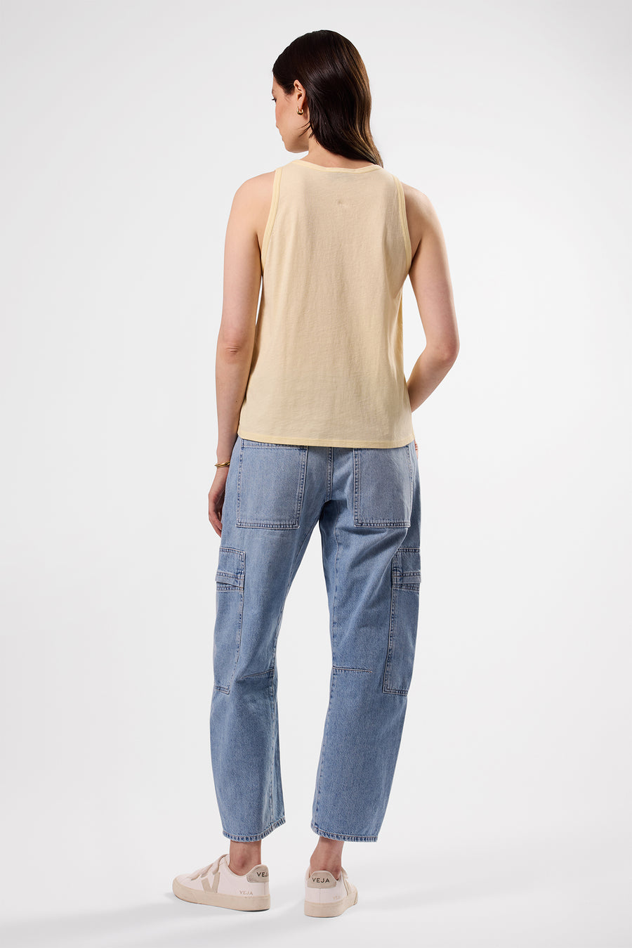 Jillian Organic Cotton Tank - Anise