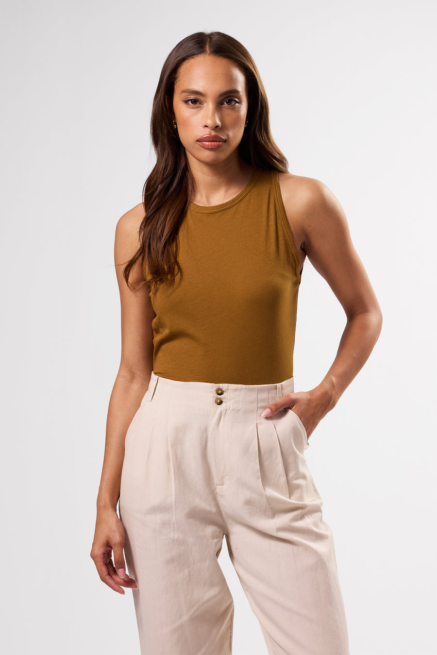 Jillian Organic Cotton Tank - Terre