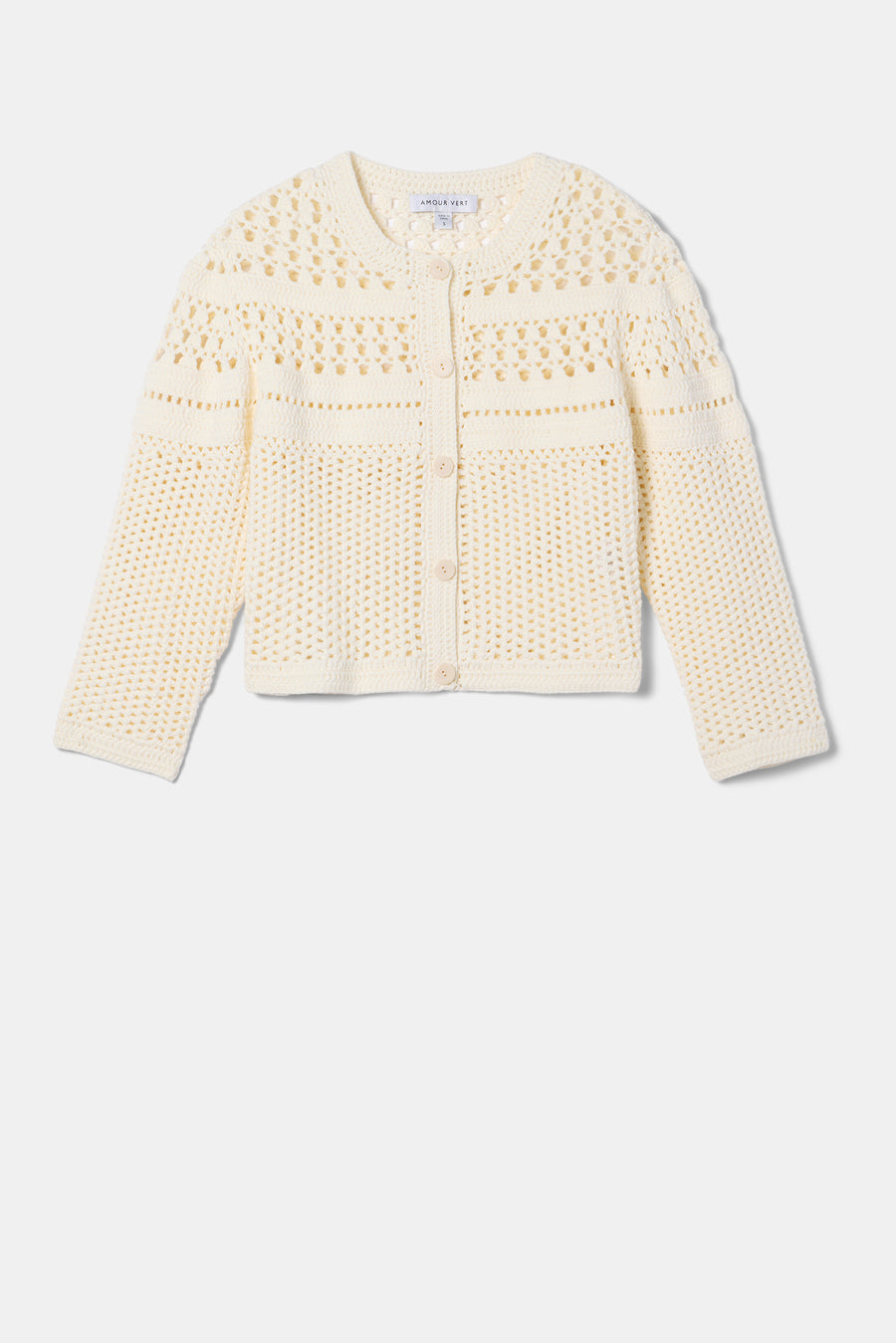 Crochet Cardigan - Ivory