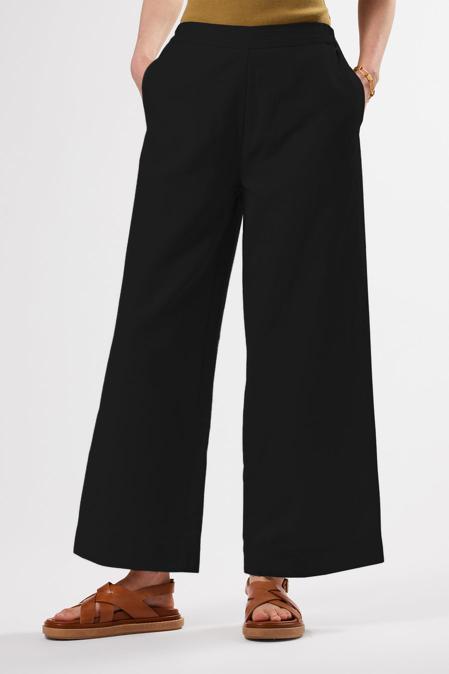Malia Linen Pant - Black