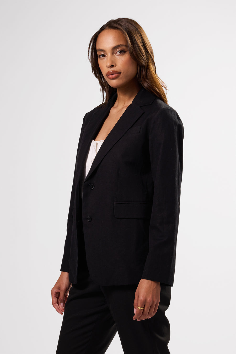 Slim Tobie Summer Blazer - Black