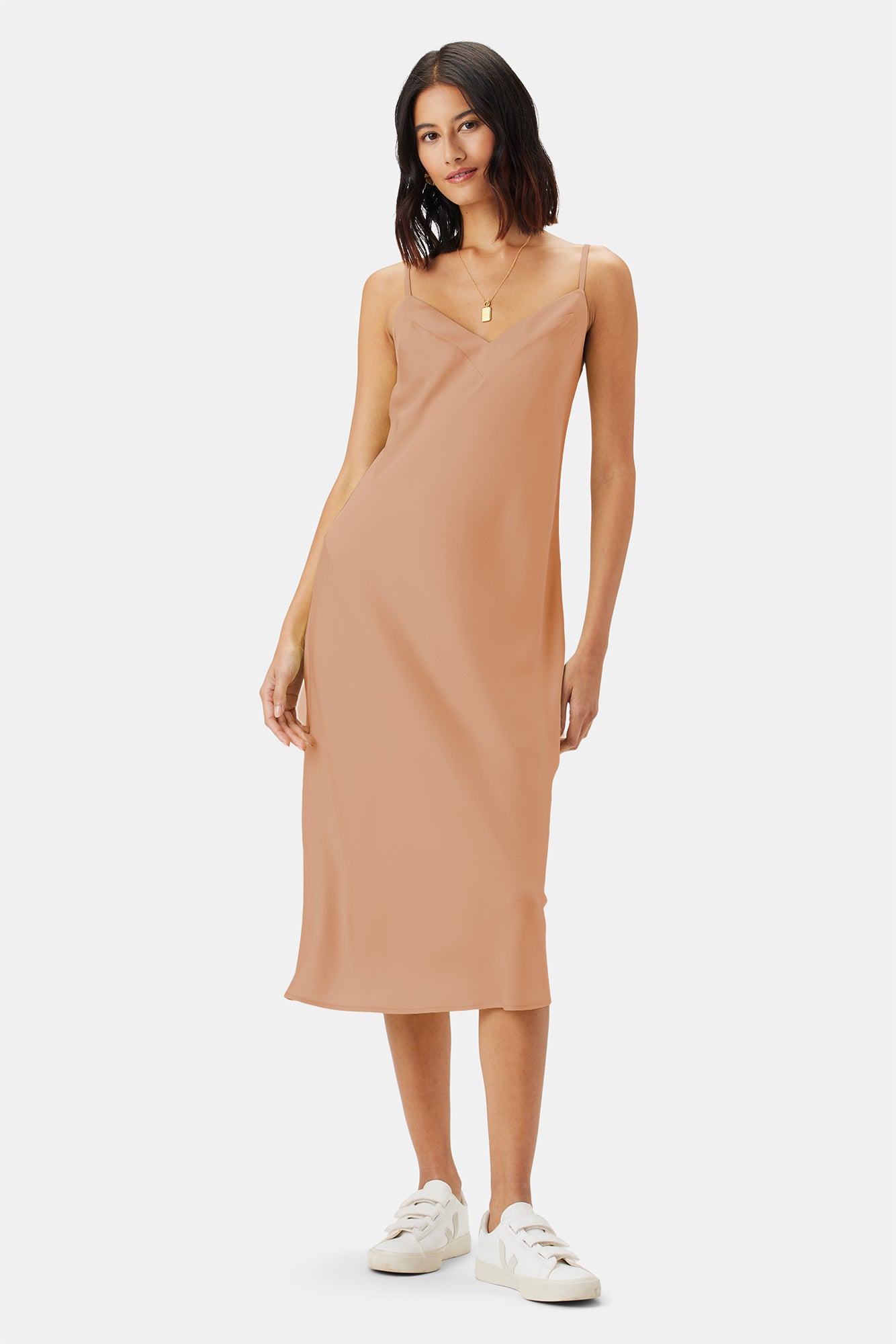 Briana Washable Silk Dress