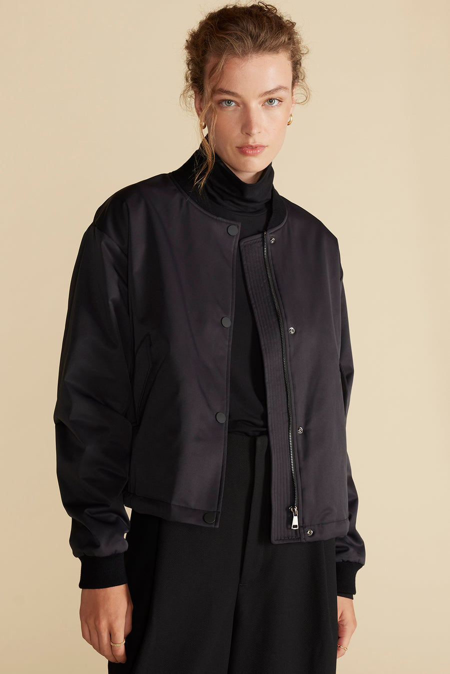 Jarrel Bomber Jacket - Black