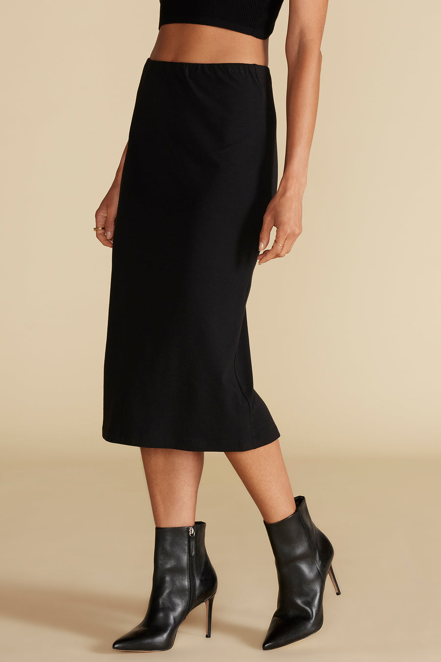 Masha Reverie Knit Skirt - Black