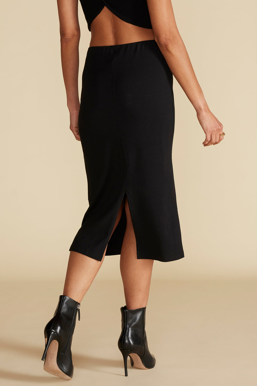 Masha Reverie Knit Skirt - Black