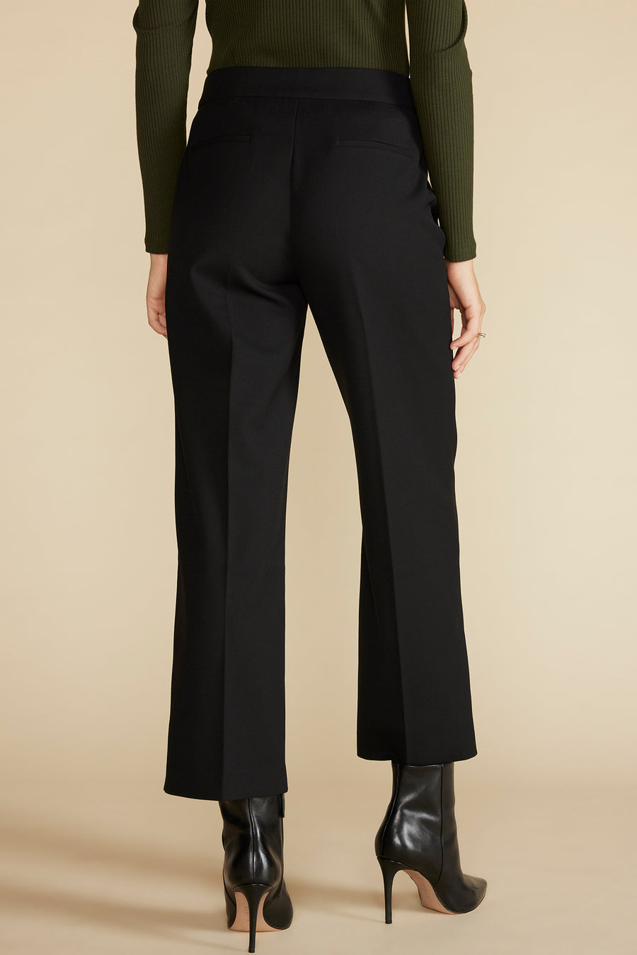 Alete Patch Pocket Pant - Black