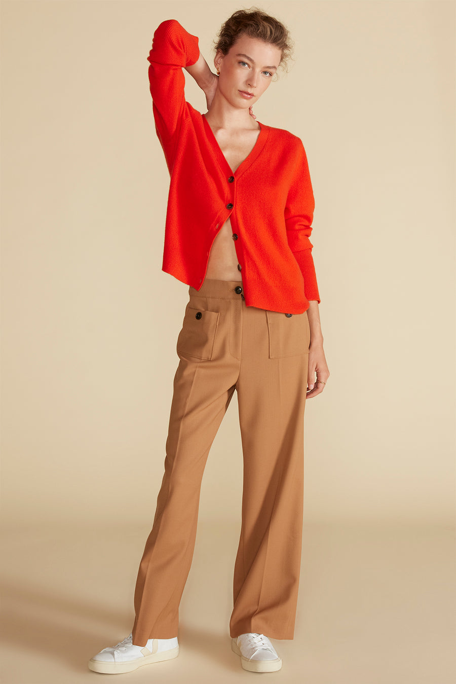 Alete Patch Pocket Pant - Camel