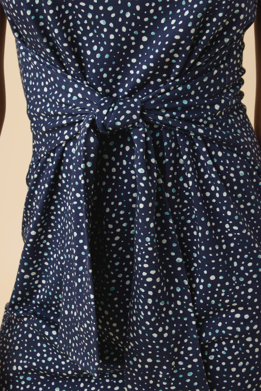 Colombe Reverie Knit Dress - Trieste Dot