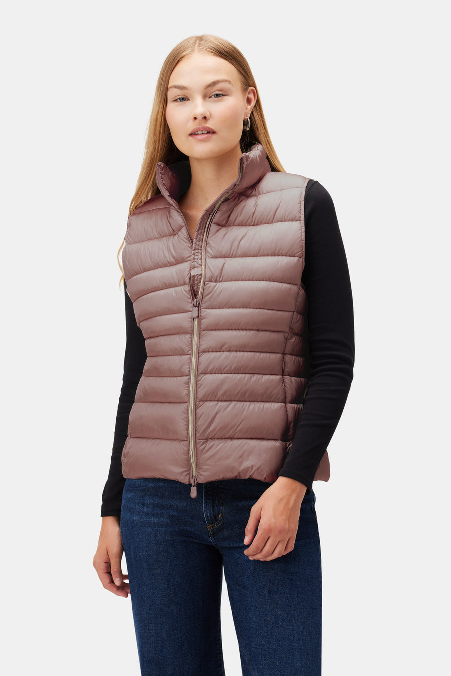 Save the Duck Lynn Puffer Vest - Withered Rose