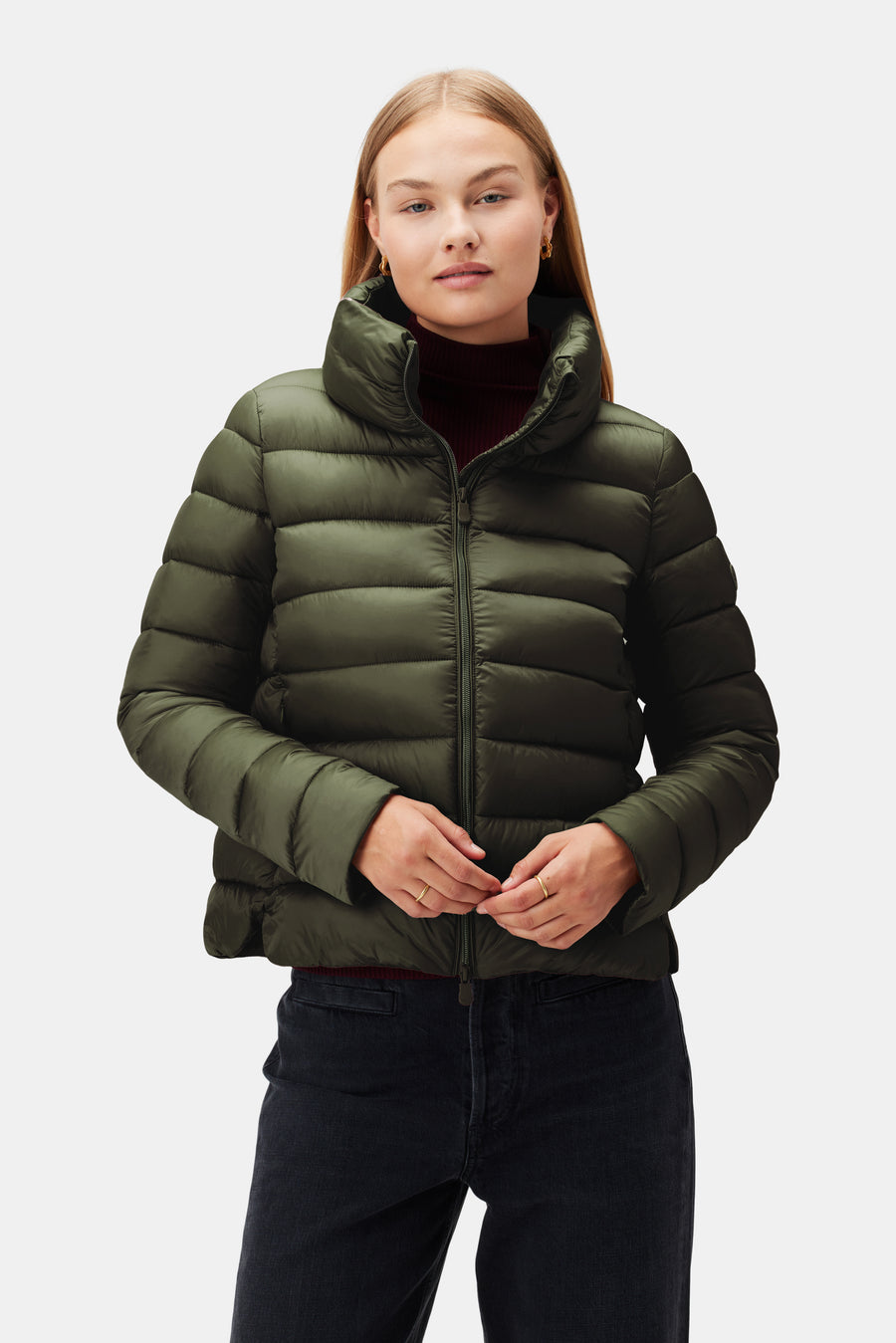 Save the Duck Elsie Puffer Jacket - Pine Green