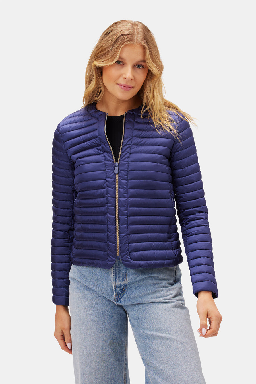Save The Duck Carina Puffer Jacket - Navy Blue