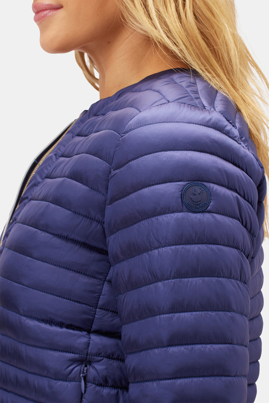 Save The Duck Carina Puffer Jacket - Navy Blue