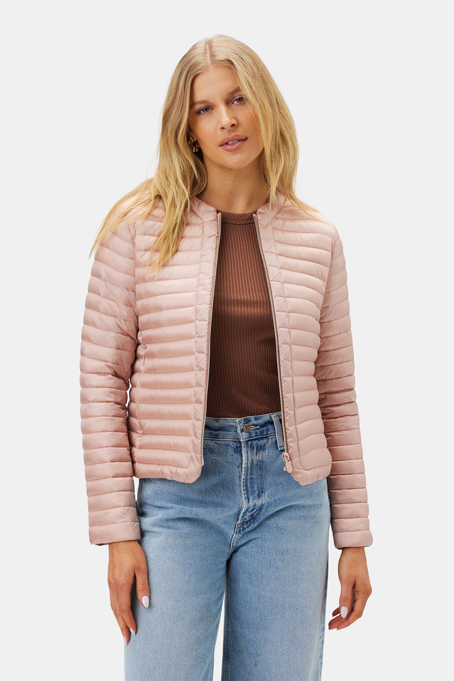 Save The Duck Carina Puffer Jacket - Powder Pink