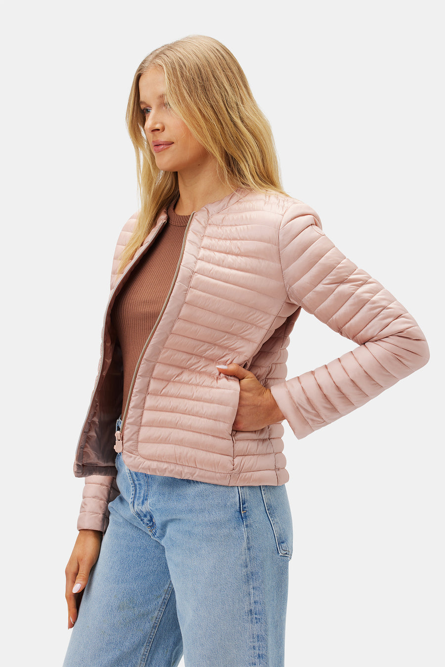 Save The Duck Carina Puffer Jacket - Powder Pink