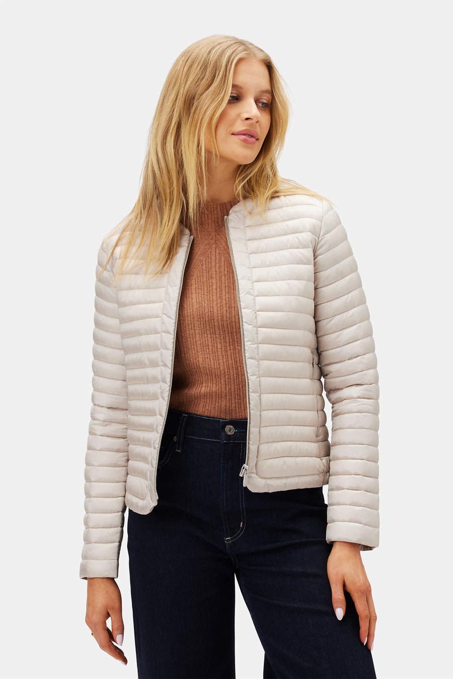 Save The Duck Carina Puffer Jacket - Sand Beige