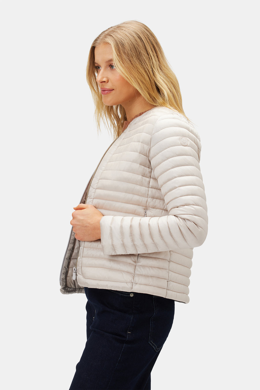 Save The Duck Carina Puffer Jacket - Sand Beige
