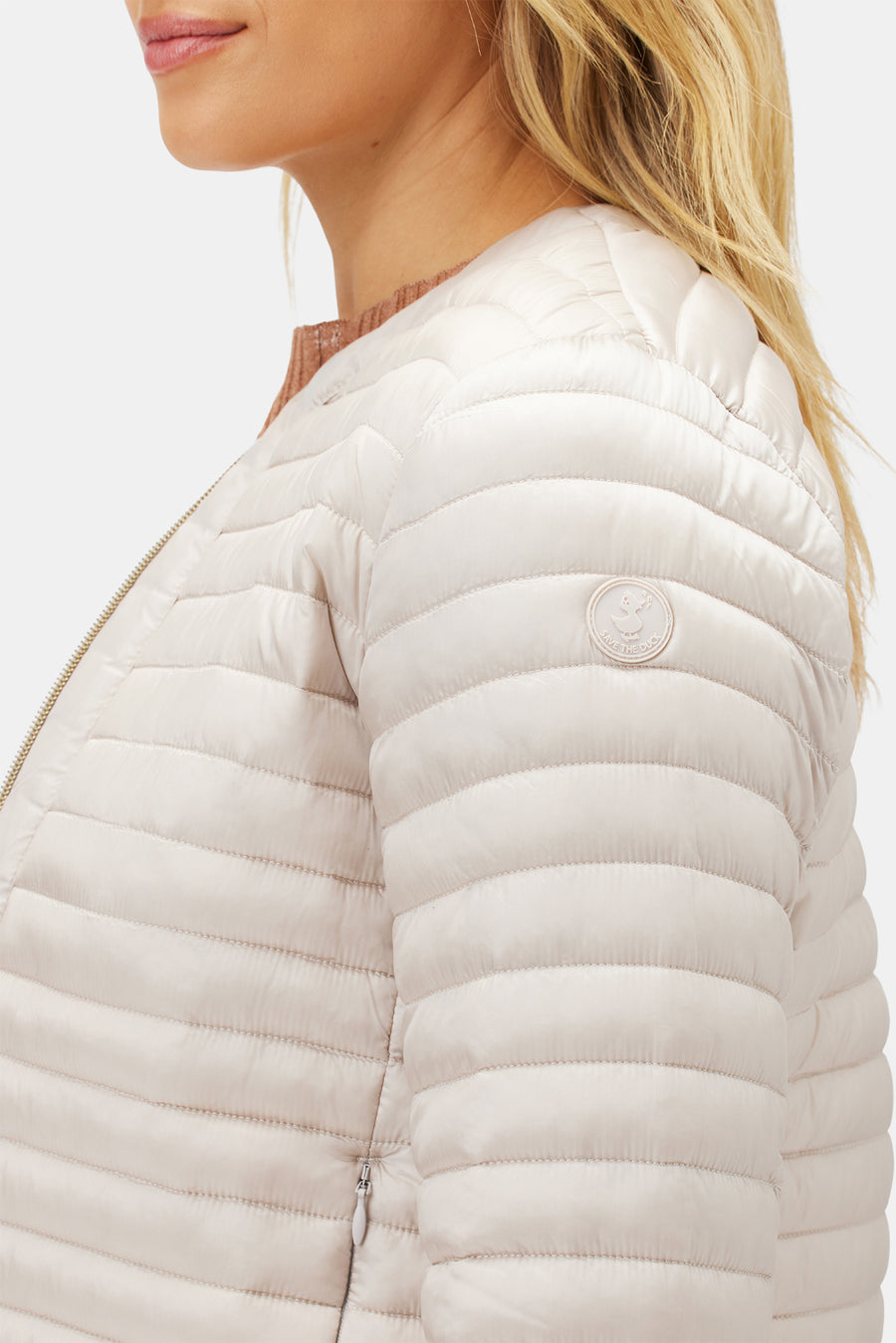 Save The Duck Carina Puffer Jacket - Sand Beige