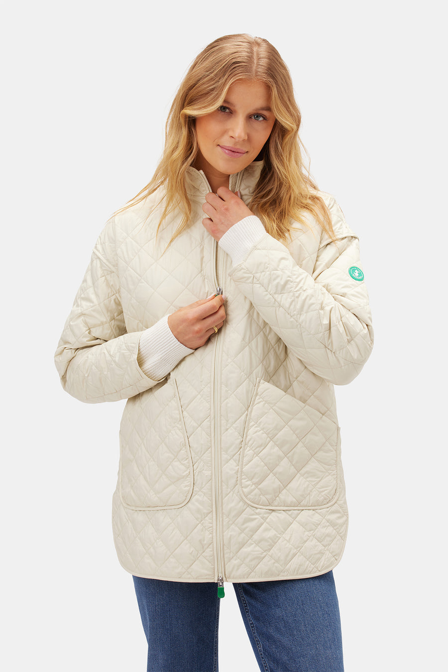 Save the Duck Talita Quilted Jacket - Banana Yellow