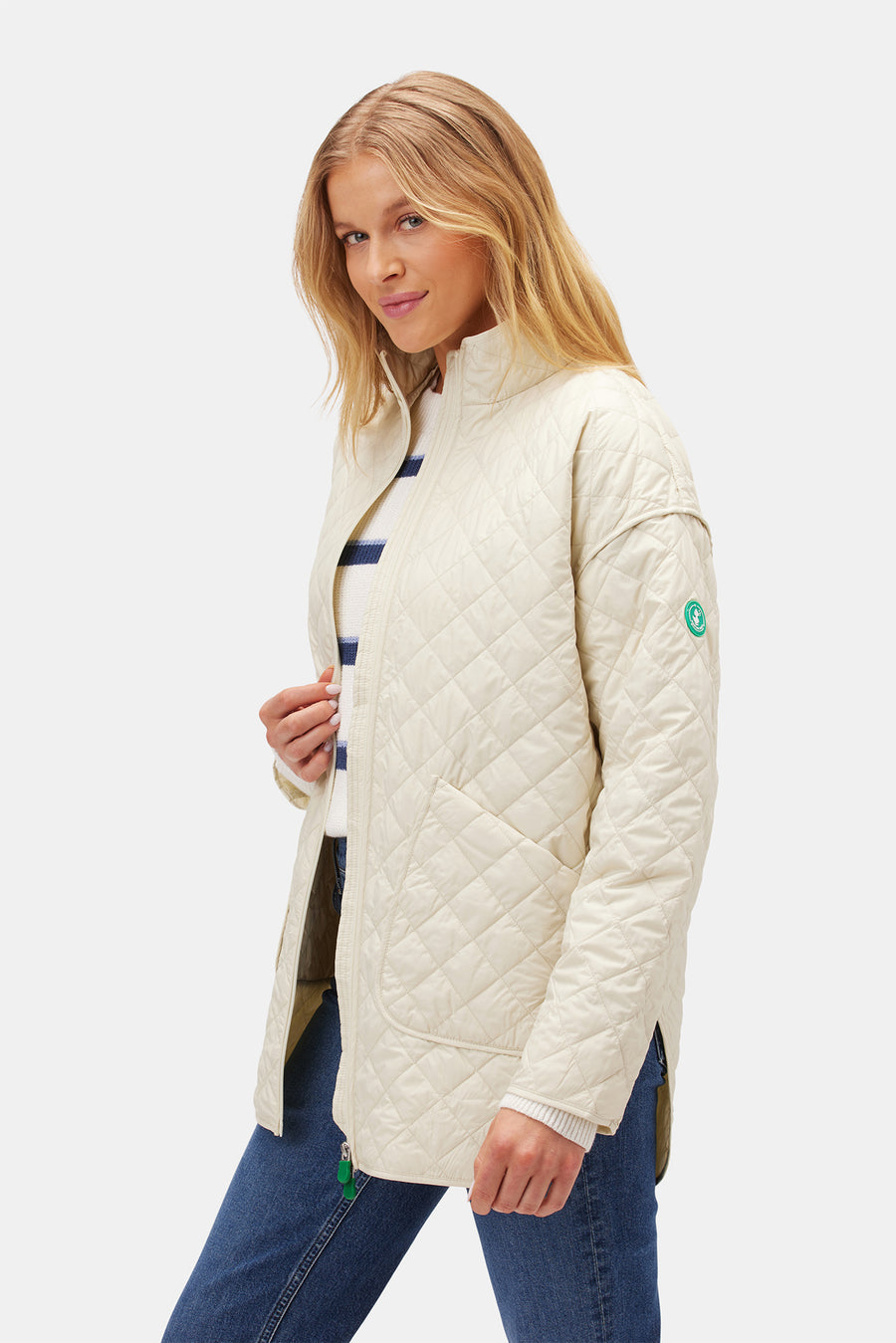 Save the Duck Talita Quilted Jacket - Banana Yellow