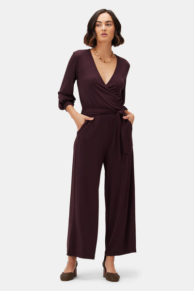 Faux Leather Overall Jumpsuit – Laverne + Frankie