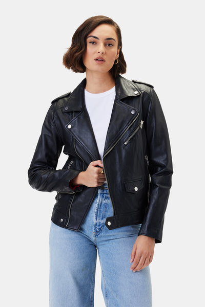 deadwood classic biker jacket