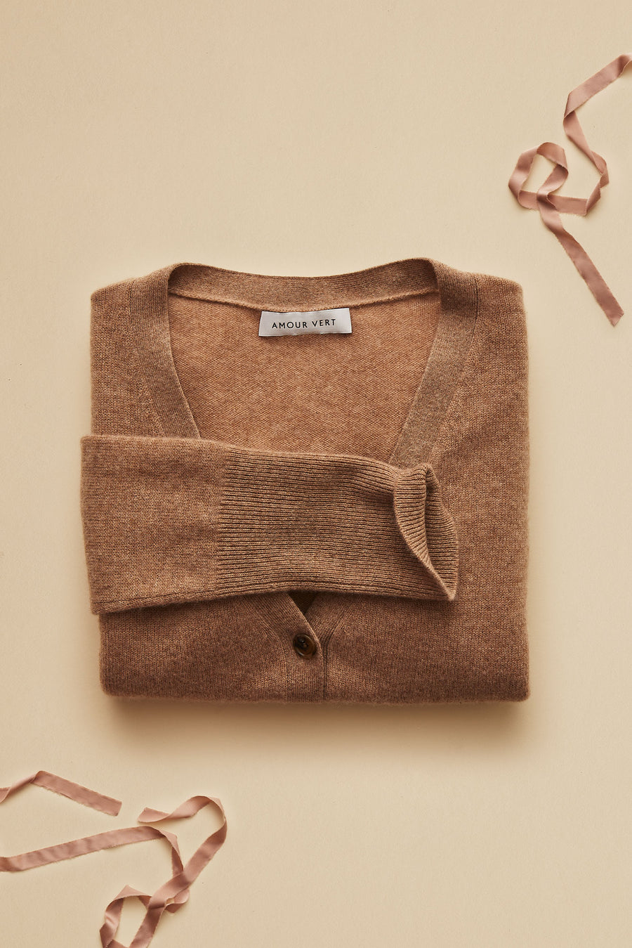 Mason Cashmere Cardigan - Camel