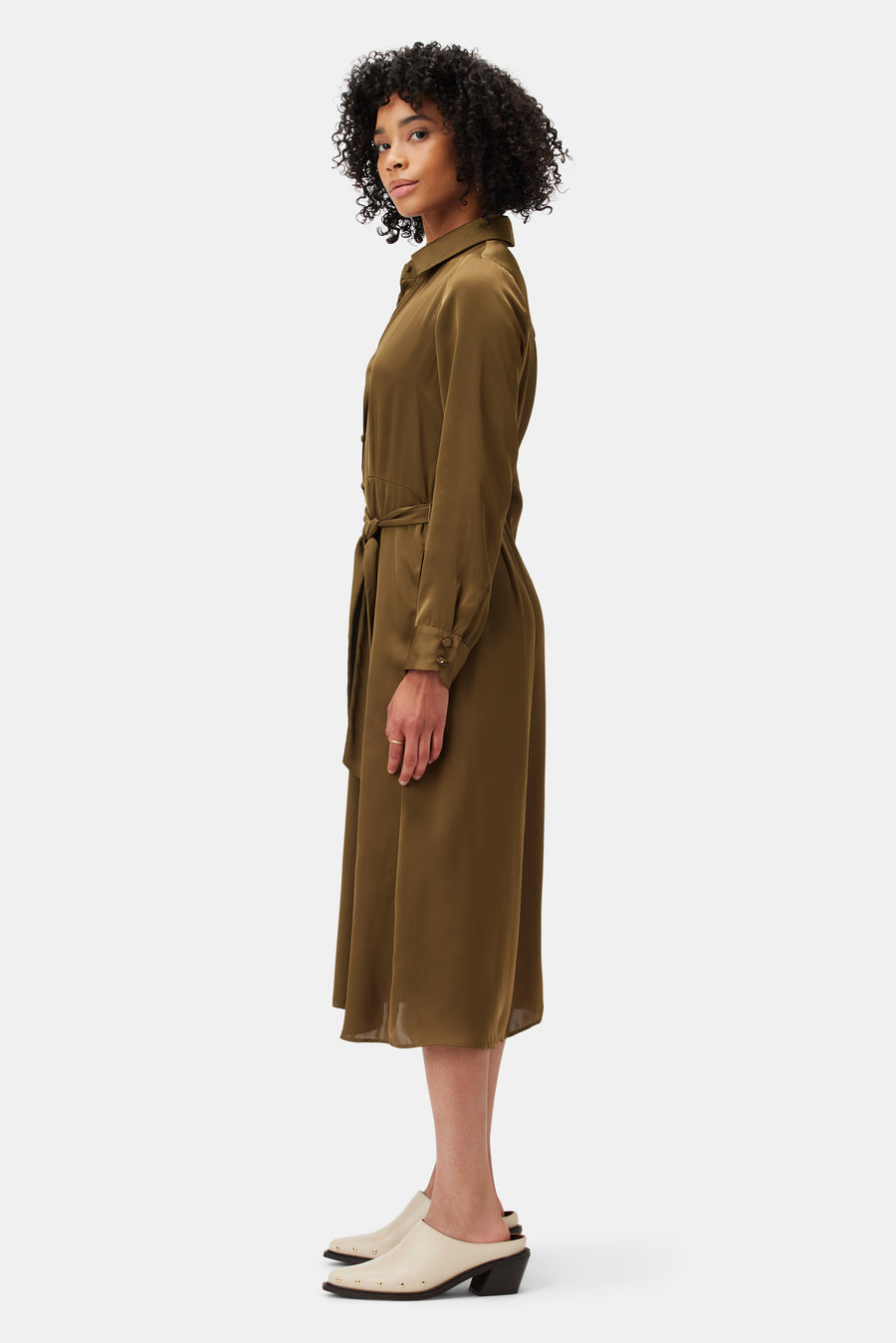Joyce Dress - Bronzed Olive