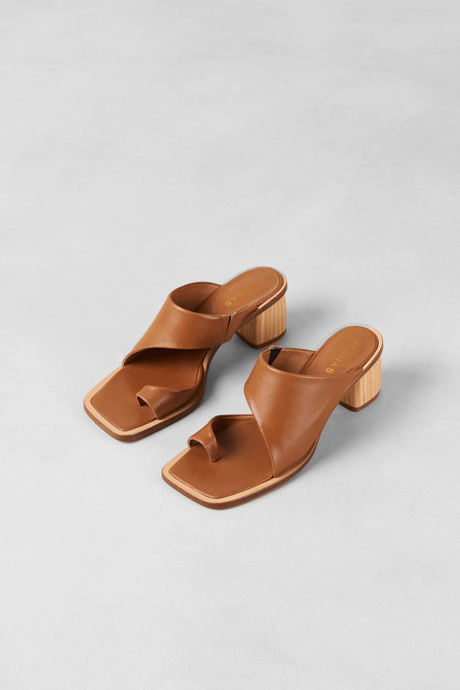 Alohas Josie Leather Sandal - Tan