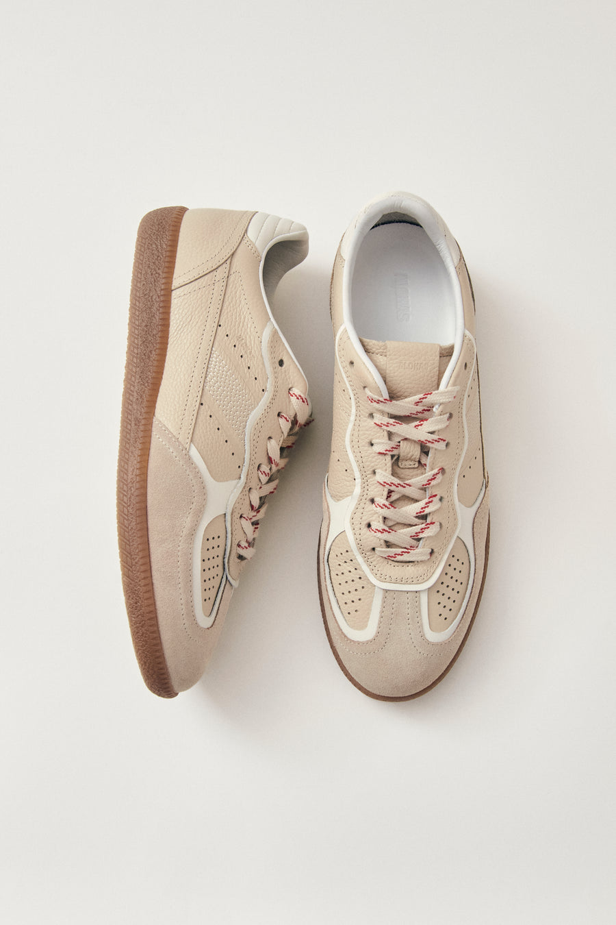 Alohas Tb.490 Rife Leather Sneakers - Rife Grain Cream