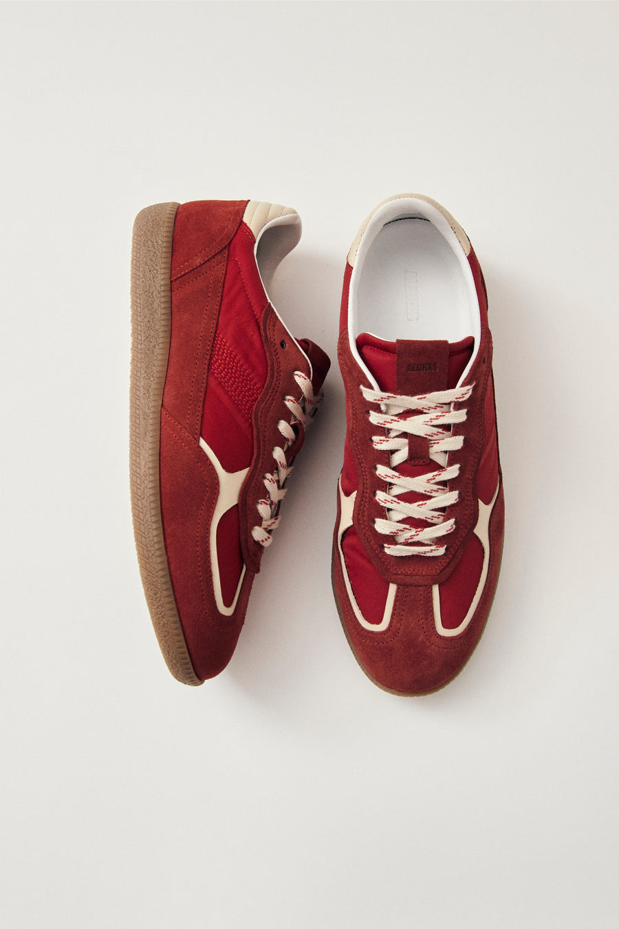 Alohas Tb.490 Rife Leather Sneakers - Rife Sheen Red