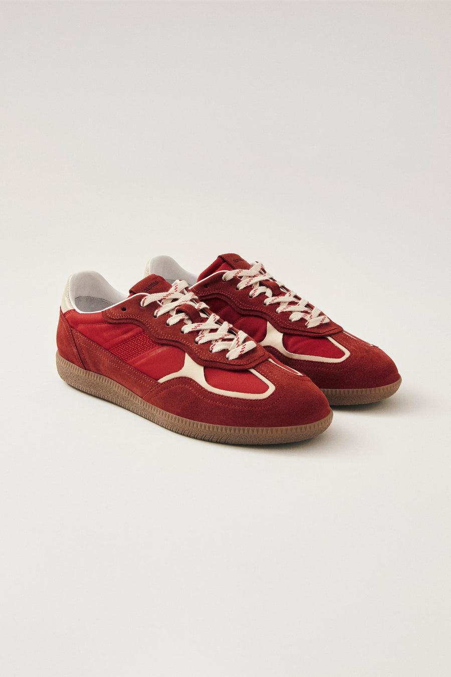 Alohas Tb.490 Rife Leather Sneakers - Rife Sheen Red