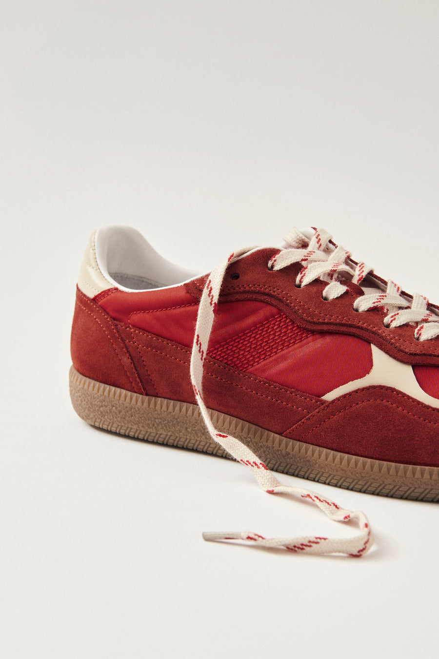 Alohas Tb.490 Rife Leather Sneakers - Rife Sheen Red