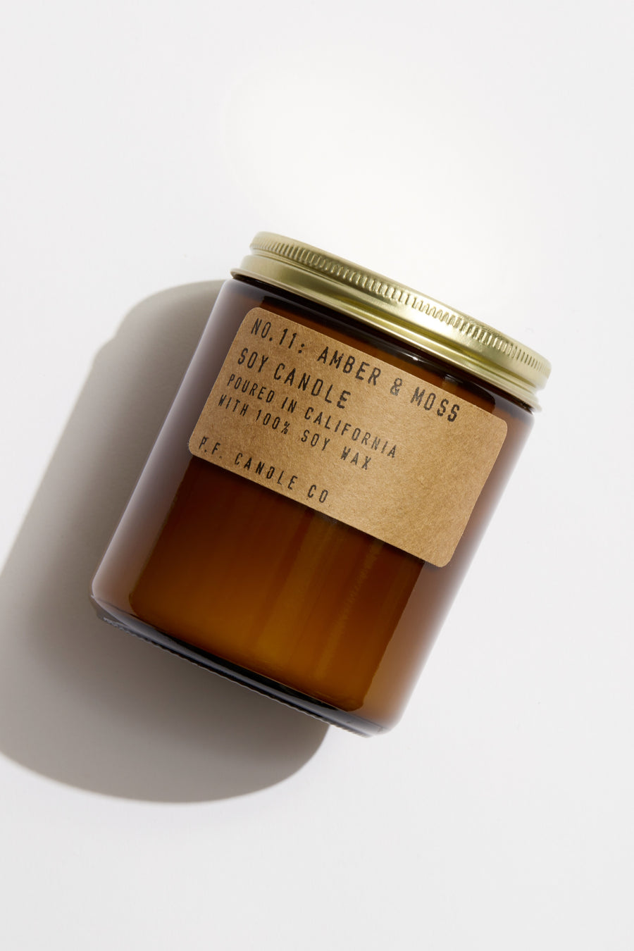 P.F. Candle Co. Standard Soy Candle - Amber & Moss