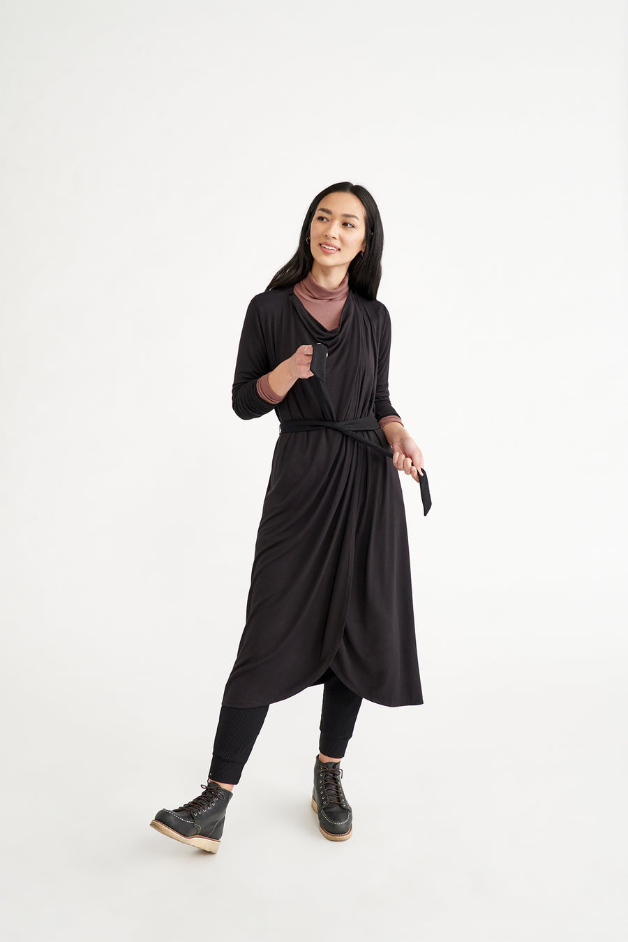 Blythe Dream Knit Robe - Black
